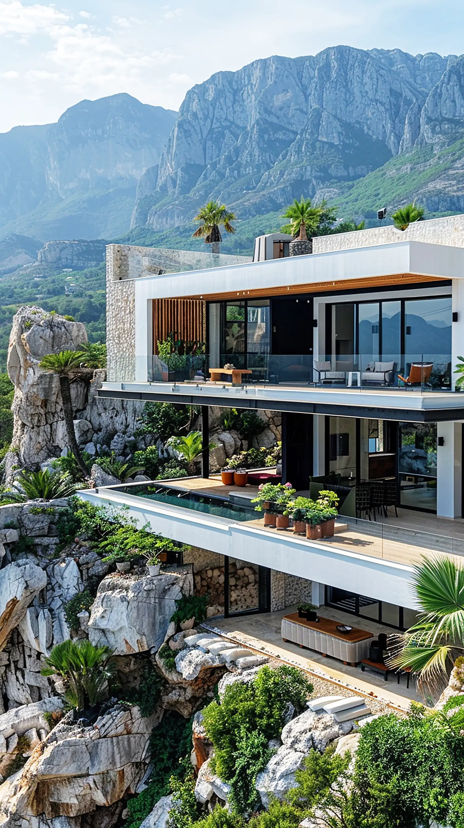 Mountain residence surrounded by nature